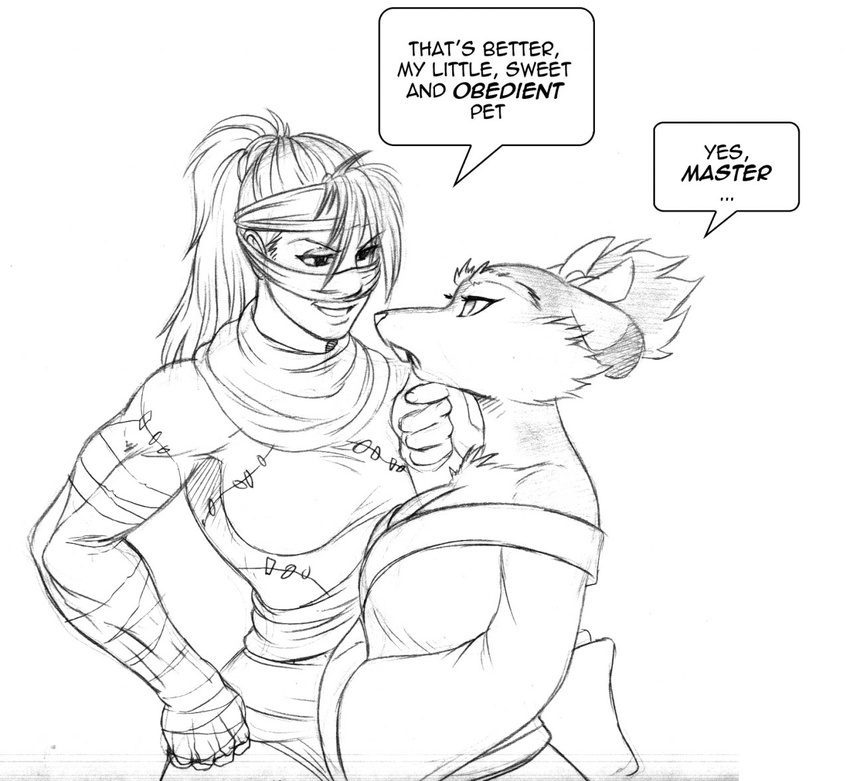 biceps breasts chochi couple crossgender cute dialog duo english_text eye_contact female human hypnosis inks japanese_clothing kimono mammal mind_control monochrome muscles muscular_female plain_background rat rat_king rodent sketch splinter teenage_mutant_ninja_turtles text white_background