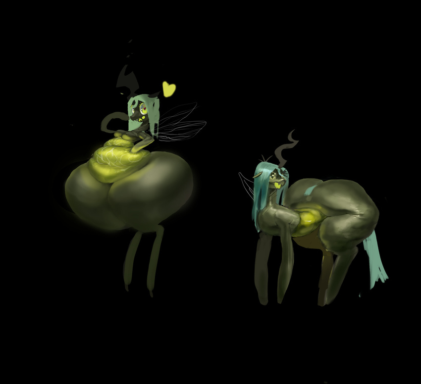 big_butt bloated butt chrysalis equine female friendship_is_magic horse insect mammal morbidly_obese my_little_pony overweight pointblankfluffpistol pony queen_chrysalis_(mlp) stuffed thick_thighs thighs weight_gain wide wide_hips wings