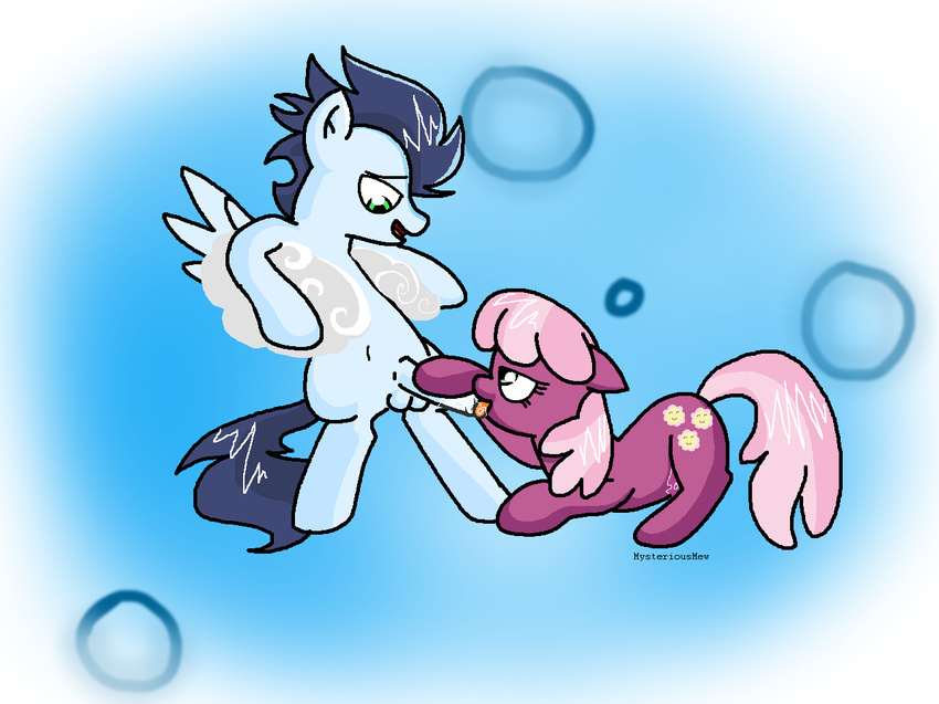 cheerilee_(mlp) equine fellatio female feral friendship_is_magic horsecock licking male mammal my_little_pony mysterious_mew oral oral_sex pegasus penis pussy_juice sex soarin_(mlp) straight tongue toungue wings wonderbolts_(mlp)