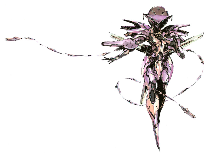 highres mecha nephtis no_humans official_art orbital_frame scan shinkawa_youji solo stitched third-party_edit white_background zone_of_the_enders