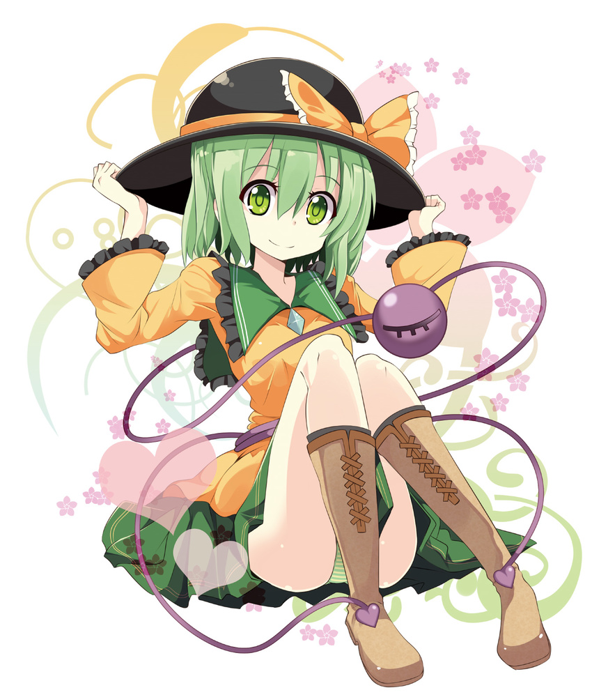 komeiji_koishi matsuri_uta pantsu shimapan touhou