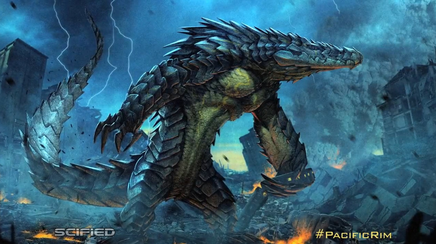 bioluminescence concept_art epic giant_monster glowing kaiju kaijuu lightning monster official_art pacific_rim raiju