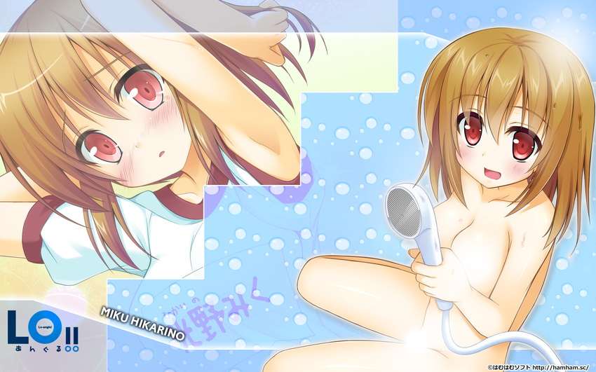 bathing hikarino_miku lo-angle naked tagme wallpaper