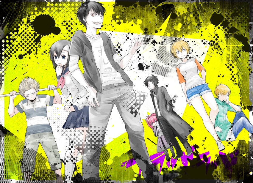 bel_hydra blood_lad knell_hydra school_uniform tagme vampire vlad_charlie_staz vlad_d._braz vlad_t._liz werewolf wolf_(blood_lad) yanagi_fuyumi