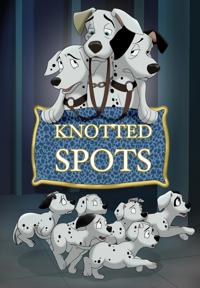 101_dalmatians 3_toes black_body black_ears black_eyebrows black_fur black_nose black_spots blue_eyes blue_pillow blurrypanda brown_collar canid canine canis chain_collar collar collar_ring cover cover_art cover_page dalmatian disney domestic_dog eyebrows feet female feral floppy_ears fur group half-closed_eyes hi_res leash leash_in_mouth leashed_collar leucistic limoncello_(blurrypanda) lucky_(101_dalmatians) male mammal multicolored_ears narrowed_eyes object_in_mouth paws perdita pillow pink_inner_ear pongo rosie_(blurrypanda) running snout spots spotted_body spotted_fur tail tan_ears tan_spots text toes two_tone_ears white_body white_ears white_fur white_tail white_text