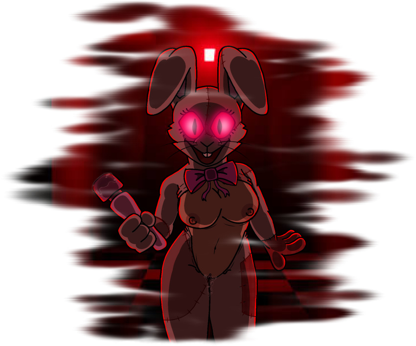 alpha_channel bodily_fluids breasts buckteeth bunny_costume clothing costume darli_buni digital_media_(artwork) domestic_rabbit female five_nights_at_freddy's five_nights_at_freddy's:_security_breach fursuit genital_fluids genitals glowing glowing_eyes hi_res holding_object holding_sex_toy holding_vibrator lagomorph leporid looking_at_viewer mammal open_mouth oryctolagus pink_eyes pussy pussy_juice rabbit scottgames sex_toy simple_background smile solo steel_wool_studios stitch_(sewing) teeth transparent_background vanny_(fnaf) vibrator wand_vibrator whiskers