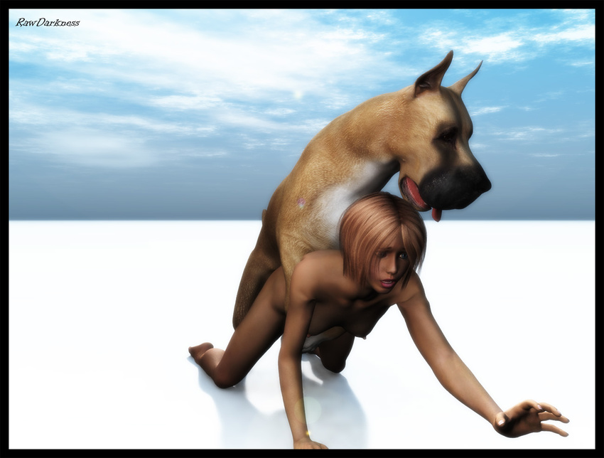 3d bestiality canine cgi dog female feral human human_on_feral interspecies male mammal rawdarkness sex straight