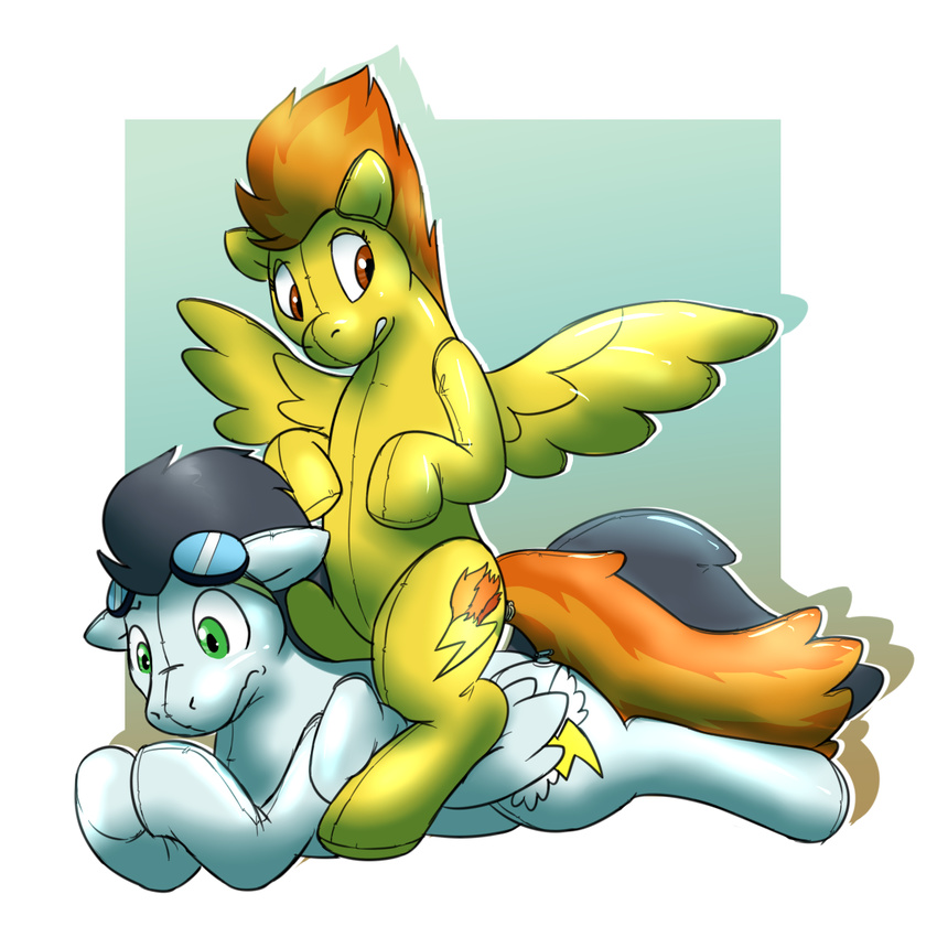 female feral friendship_is_magic horse inflatable male mammal my_little_pony pegasus pony rawr_(artist) soarin_(mlp) spitfire_(mlp) wings wonderbolts_(mlp)