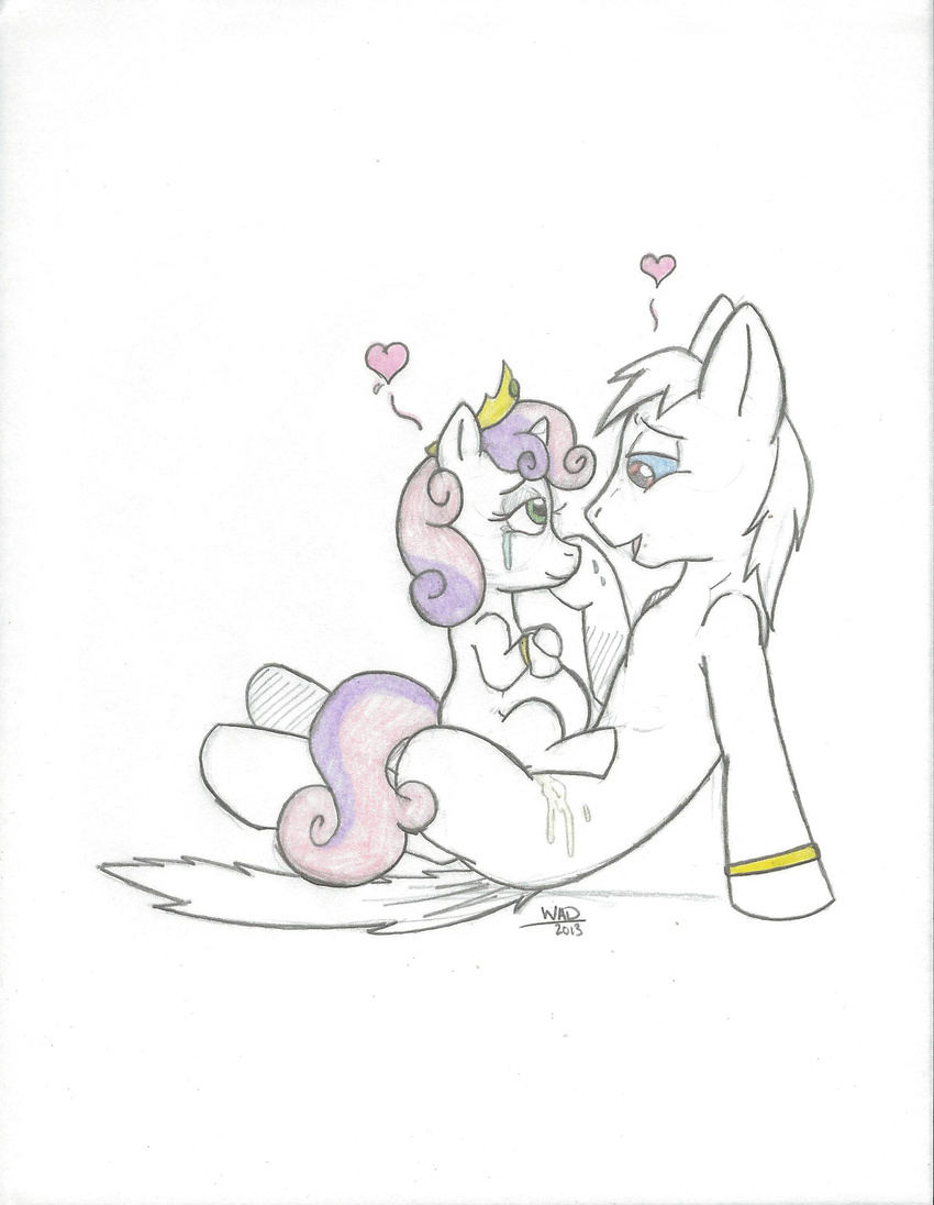 belly big_belly crying cub cum cum_inflation equine excessive_cum female feral friendship_is_magic friendship_ring horn horse inflation love made-princess male mammal my_little_pony pony riding signature sweetie_belle_(mlp) tears unicorn wad wazzy_love young