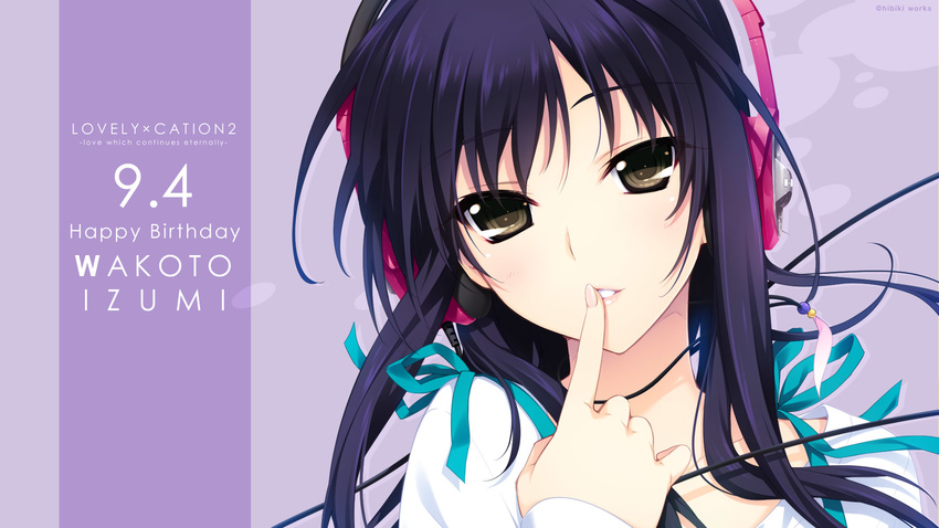 akatsuki-works iizuki_tasuku izumi_wakoto lovely_x_cation_2 wallpaper