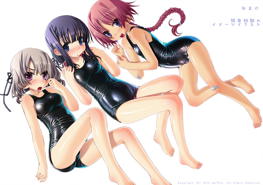 loli sakuya_tsuitachi school_swimsuit swimsuits wet