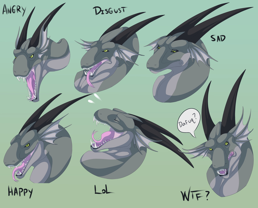 blitz_the_dragon bust dragon grey_skin hi_res male model_sheet qwertydragon scalie