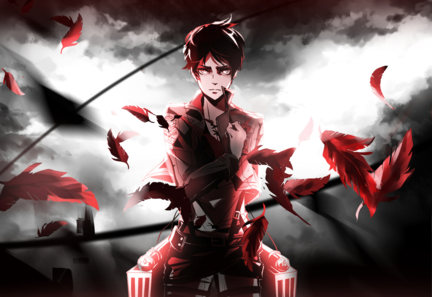 eren_jaeger kristin13_(koushui13) shingeki_no_kyojin tagme