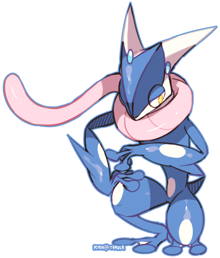 greninja no_humans pokemon pokemon_(game) pokemon_xy solo