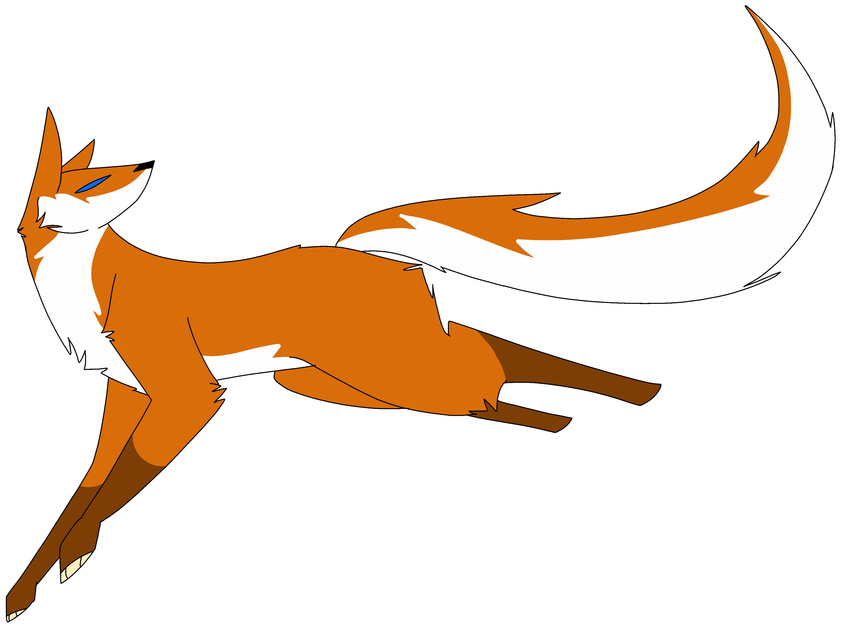 brown_fur canine chest_tuft claws feral fox fur gloves_(marking) mammal markings orange_fur tuft white_fur