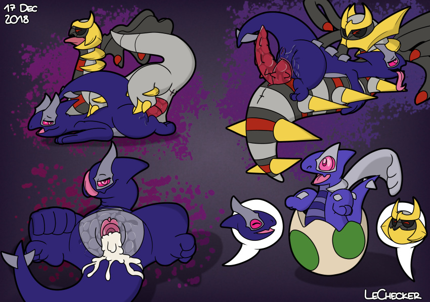 2018 anus claws cum cum_inside digital_media_(artwork) dragon duo erection eyes_closed female feral giratina giratina_(altered_form) giratina_(origin_form) lechecker legendary_pok&eacute;mon lugia male male/female multi_penis nintendo nude open_mouth penetration penis pok&eacute;mon pok&eacute;mon_(species) pregnant pussy red_eyes sex simple_background smile tongue vaginal vaginal_penetration video_games wings