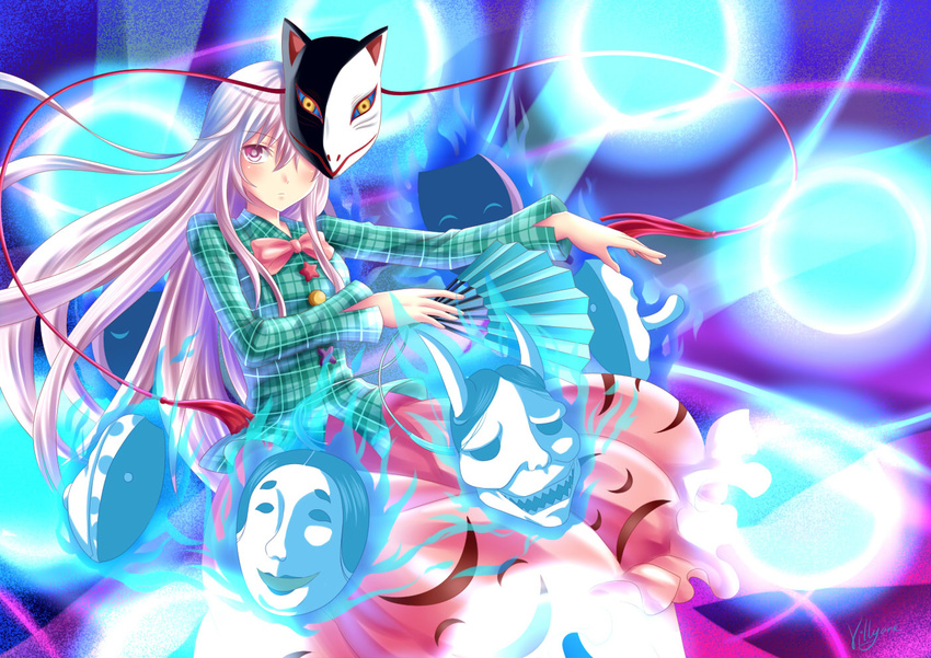 hata_no_kokoro mask tagme touhou villyane