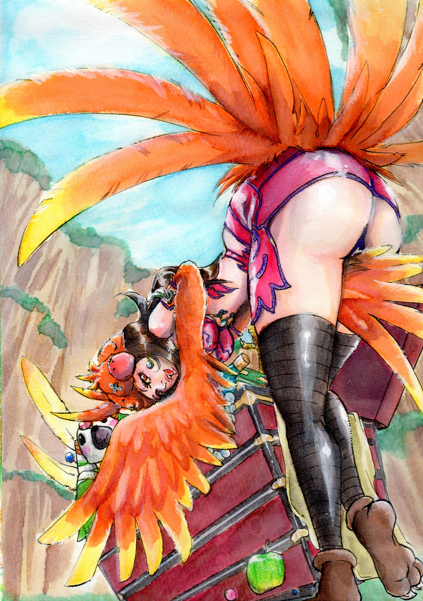absurdres chocolina feathers final_fantasy final_fantasy_xiii highres