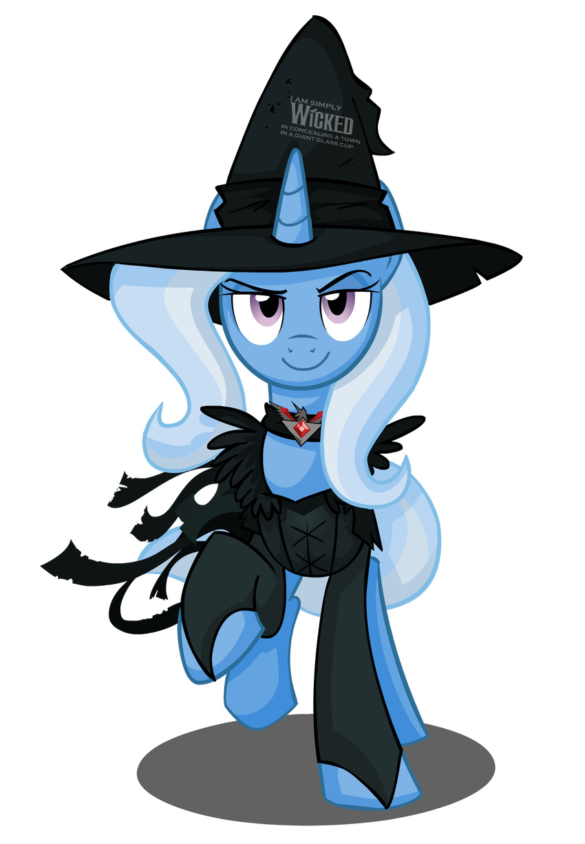 alicorn_amulet alpha_channel blue_hair corset costume elbow_gloves equine female feral friendship_is_magic gloves hair horn horse magic_user mammal my_little_pony necklace plain_background pony purple_eyes solo transparent_background trixie_(mlp) two_tone_hair unicorn white_hair witch wolfjedisamuel