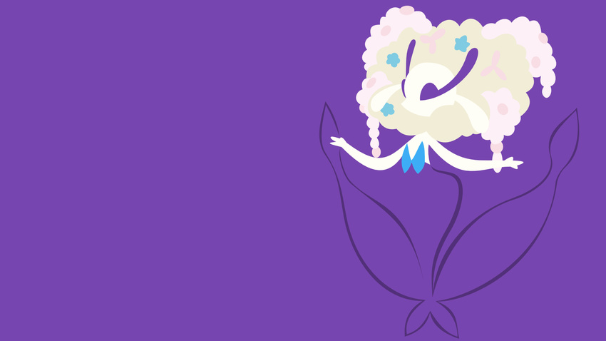 female florges nintendo pok&#233;mon pok&eacute;mon purple_background sdmax300 unknown_artist video_games wallpaper