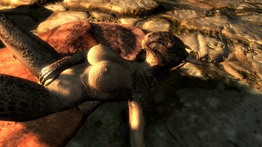 argonian beautiful-white-death breasts horn lizard masturbation nipples reptile scalie the_elder_scrolls the_elder_scrolls_v:_skyrim video_games