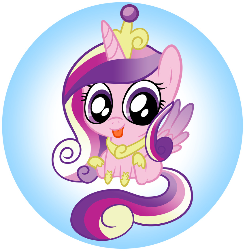 chubby cute equine female feral friendship_is_magic fur hair horn horse long_hair looking_at_viewer mammal multi-colored_hair my_little_pony plain_background pony princess_cadance_(mlp) purple_eyes scourge707 sitting smile solo spread_legs spreading tongue tongue_out transparent_background winged_unicorn wings