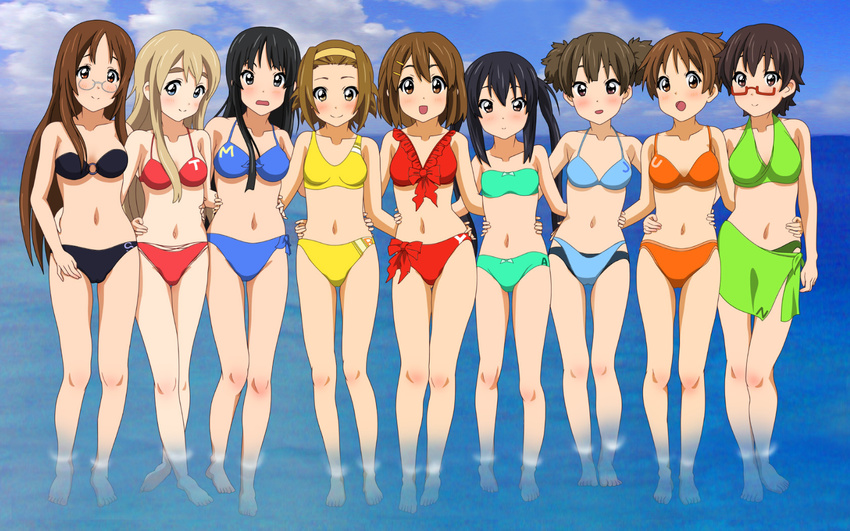 akiyama_mio hirasawa_ui hirasawa_yui k-on! kotobuki_tsumugi manabe_nodoka nakano_azusa rm suzuki_jun tainaka_ritsu yamanaka_sawako