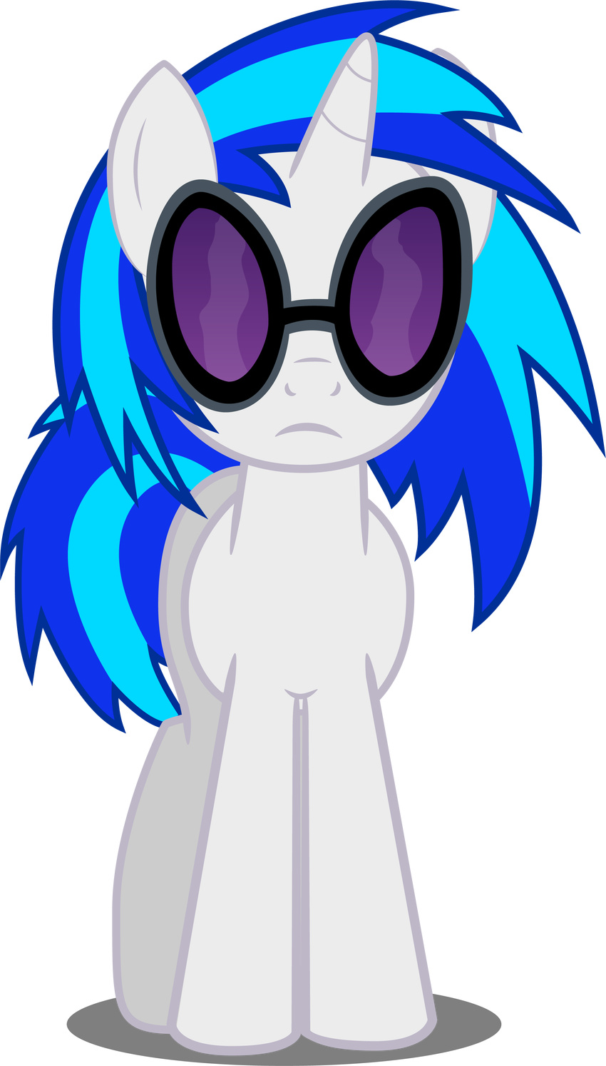 confused equine eyewear felix-kot female feral friendship_is_magic hair horn horse looking_at_viewer mammal my_little_pony plain_background pony solo sunglasses transparent_background two_tone_hair unicorn vinyl_scratch_(mlp)