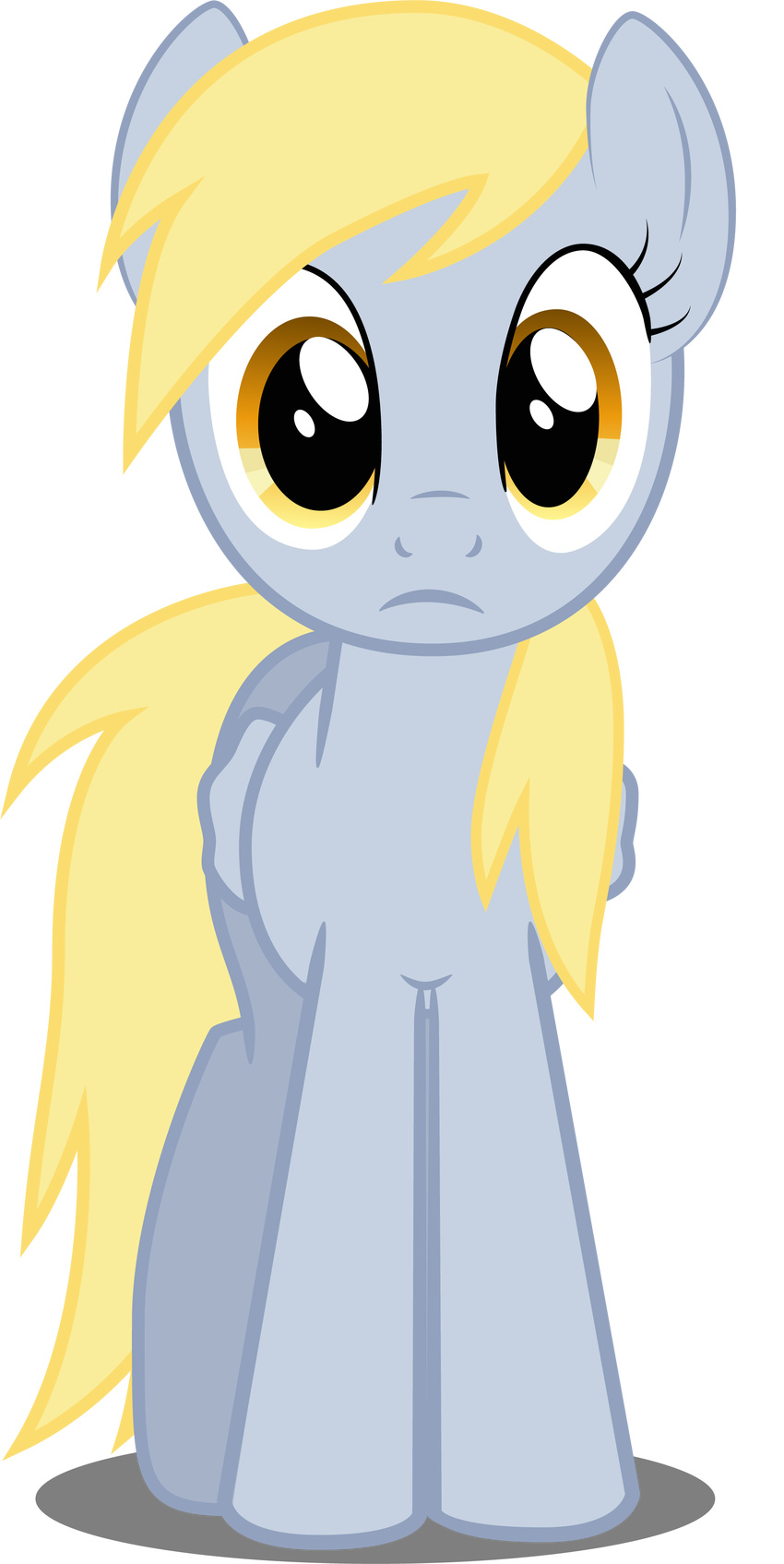 amber_eyes blonde_hair confused derpy_hooves_(mlp) equine felix-kot female feral friendship_is_magic hair horse looking_at_viewer mammal my_little_pony pegasus plain_background pony solo transparent_background wings