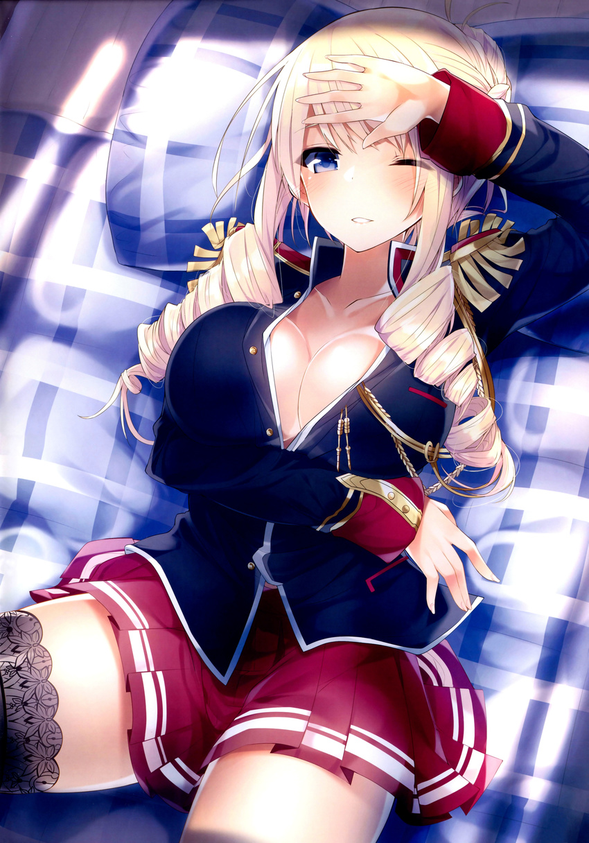 bertille_althusser cleavage seifuku tagme walkure_romanze