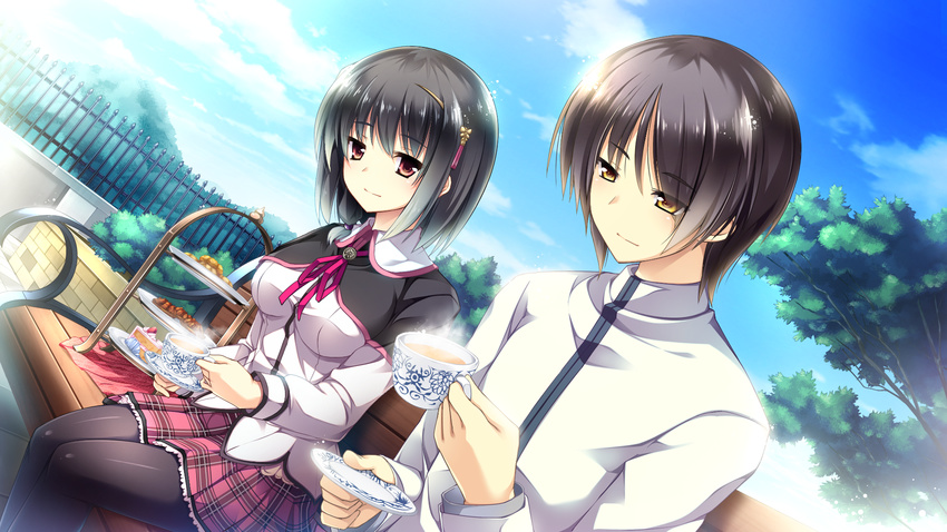 ensemble_(company) game_cg mutou_kurihito ojousama_wa_gokigen_naname tagme