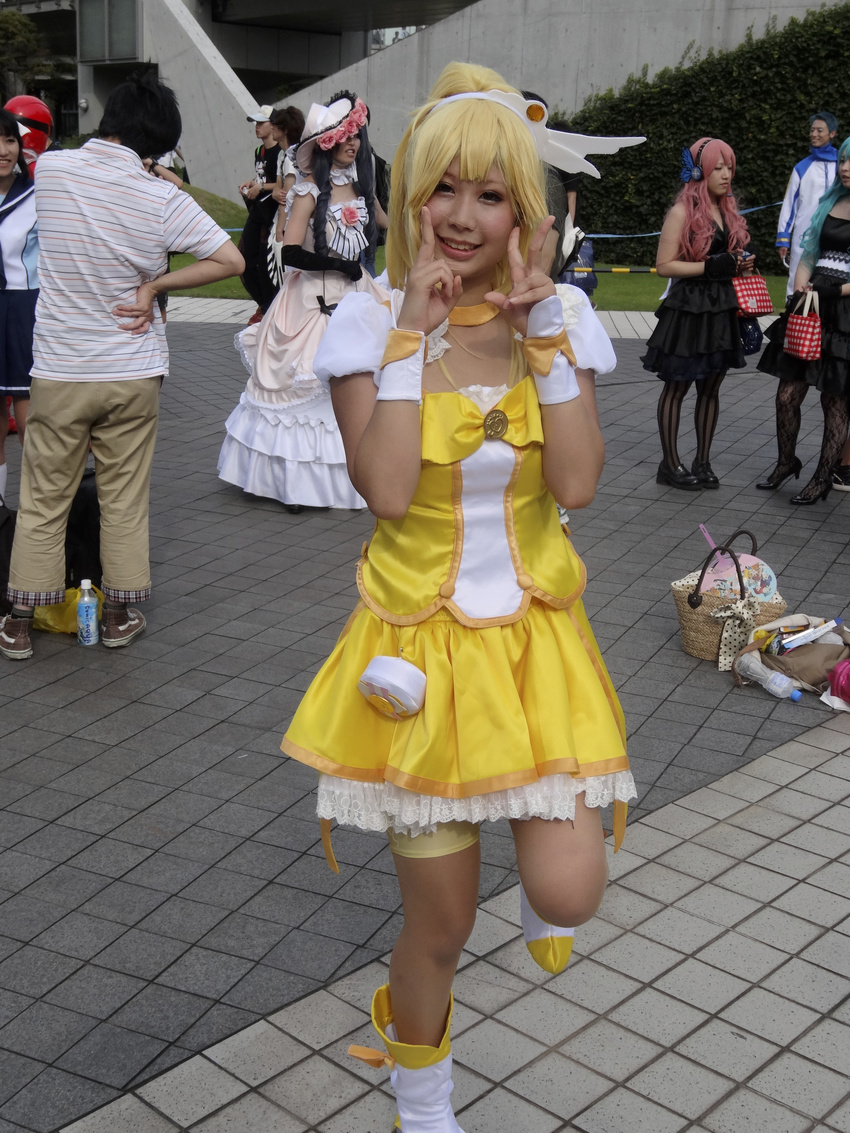 absurdres comiket comiket82 cosplay cure_peace cure_peace_(cosplay) highres photo precure smile_precure!