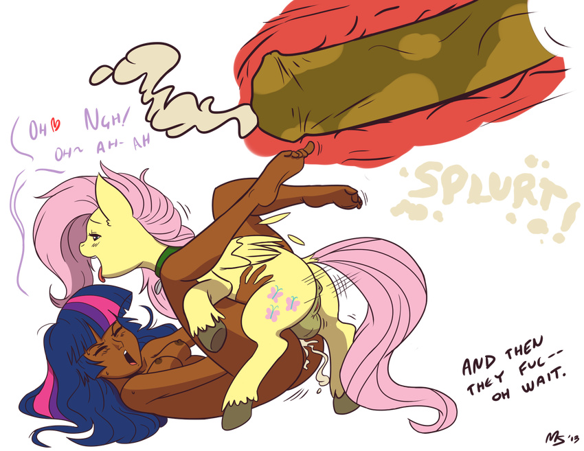 &lt;3 alpha_channel animal_genitalia anus balls bestiality blonde_hair blue_hair breasts brown_nipples collar cum cum_in_inside cum_in_pussy cum_inside dark_skin dickgirl duo english_text equine female feral fluttershy_(mlp) friendship_is_magic hair herm herm_on_female horse horsecock human human_on_feral humanized internal intersex interspecies mammal megasweet multi-colored_hair multi-colored_penis my_little_pony nipples open_mouth pegasus penetration penis pink_hair plain_background pony purple_hair pussy sex text tongue transparent_background twilight_sparkle_(mlp) vaginal vaginal_penetration wings