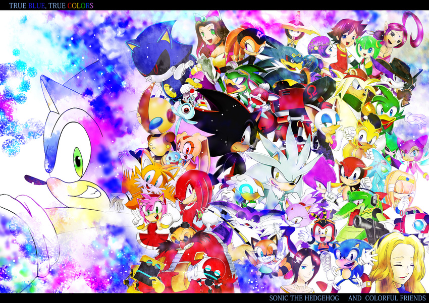 absolutely_everyone amy_rose bean_the_dynamite big_the_cat blaze_the_cat chaos_zero charmy_bee chip chris_thorndyke cosmo cream_the_rabbit cubot dr._eggman e-102_gamma e-123_omega espio_the_chameleon everyone fang_the_sniper jet_the_hawk knuckles_the_echidna maria_robotnik marine_the_raccoon merlina metal_sonic mighty_the_armadillo miles_prower miles_tails_prower orbot princess_elise princess_elise_(sonic_the_hedgehog) ray_the_flying rouge_the_bat shade_the_echidna shadow_the_hedgehog shahra silver_the_hedgehog sonic sonic_the_hedgehog sonic_unleashed squirrel storm_the_albatross tikal_the_echidna vector_the_crocodile void wave_the_swallow