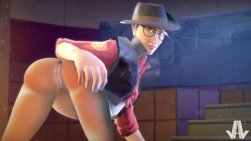 3_dimensional 3d anus bent_over blue_eyes butt female femsniper_(team_fortress_2) garry's_mod heavy_photoshop_edits lens_flare looking_at looking_at_wiever model nude pornography pose presenting_pussy pressenting pussy smile sniper sniper_(team_fortress_2) suggestive team_fortress team_fortress_2 trademark watermark wawor