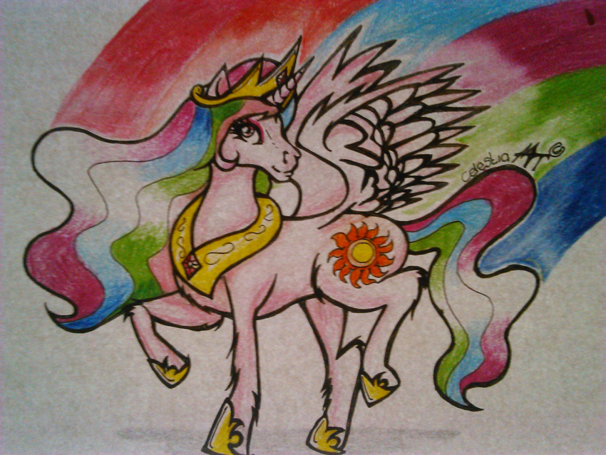 celestia cutie equine female feral friendship friendship_is_magic horn horse is jewelry little magic mammal mane manepegasus mark my my_little_pony pegasus pony princess princess_celestia_(mlp) rainbow royalty unicorn winged_unicorn wings