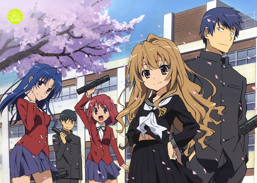 aisaka_taiga hiyamizu_yukie kawashima_ami kushieda_minori scan takasu_ryuuji toradora