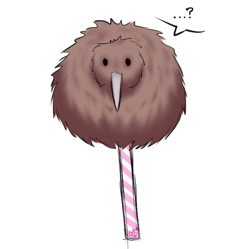 avian bird candy chiroina chyo cute do doing_it_wrong even exist fluffy food hybrid i invalid_tag kiwi kiwipop lollipop not not_food what what_has_science_done why