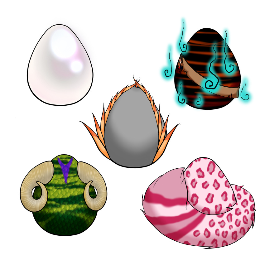 air chiroina chyo egg fire fluffy fur hatchling horn mystic pearl pink_fur scalie shamanic water