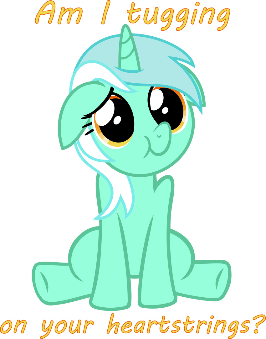 absurd_res amber_eyes equine female floppy_ears friendship_is_magic fur green_fur hair hi_res horn horse lyra_(mlp) lyra_heartstrings_(mlp) mammal my_little_pony pony scrunchy_face solo strumfreak two_tone_hair unicorn