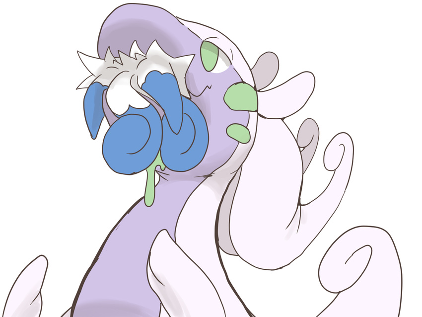 goodra japanese_text meowstic nintendo pok&#233;mon pok&eacute;mon text video_games vorarephilia vore winte