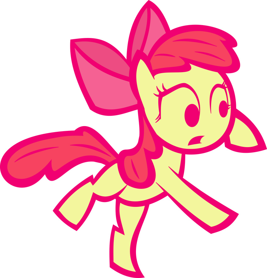 absurd_res absurdly_absurd_res alpha_channel apple_bloom_(mlp) bow equine female feral friendship_is_magic hair hi_res horse mammal my_little_pony plain_background pony red_hair solo transparent_background up1ter