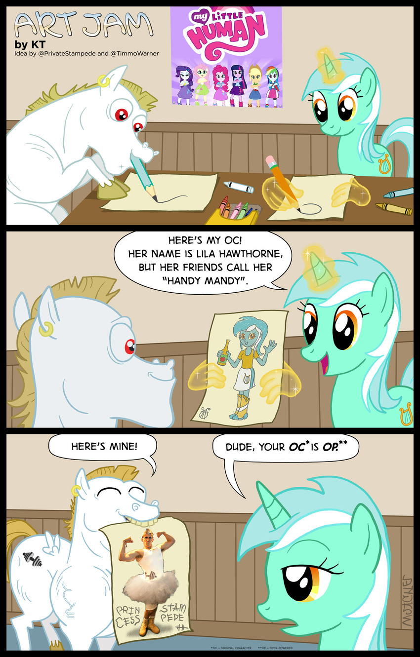 &lt;3 applejack_(eg) ballerina ballet_dress blonde_hair bottle bulk_biceps_(mlp) clothing comic cowboy_hat crayon cutie_mark dialog drawing english_text equestria_girls equine female fluttershy_(eg) friendship_is_magic glowing gold green_hair hair hat horn horse human levitation lyra_(eg) lyra_(mlp) lyra_heartstrings_(mlp) magic male mammal multi-colored_hair muscles my_little_pony paper pegasus pencil piercing pink_hair pinkie_pie_(eg) pony poster purple_hair rainbow_dash_(eg) rainbow_hair rarity_(eg) red_eyes roid_rage_(mlp) sparkles text timothy_fay twilight_sparkle_(eg) unicorn vein white_hair wings yellow_eyes