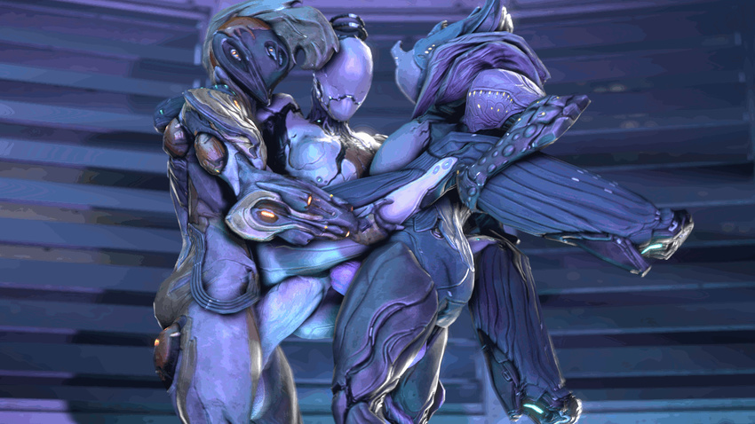 anal animated balls big_balls bouncing_breasts breasts cgi crossgender double_penetration ember_(warframe) female from_behind group group_sex huge_penis male no_sound not_furry nova_(warframe) penetration penis rough_sex saryn_(warframe) sex source_filmmaker straight tenno threesome vaginal warframe wattchewant