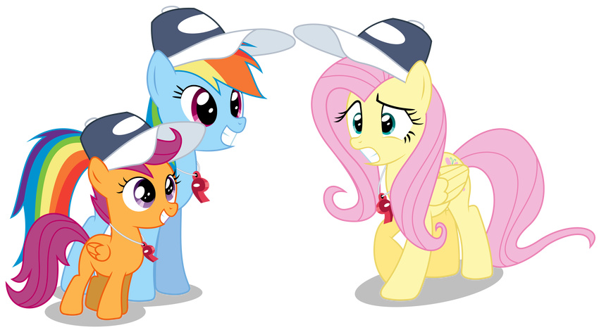 alpha_channel equine female feral fluttershy_(mlp) friendship_is_magic group hi_res horse mammal masemj my_little_pony pegasus pony rainbow_dash_(mlp) scootaloo_(mlp) wings