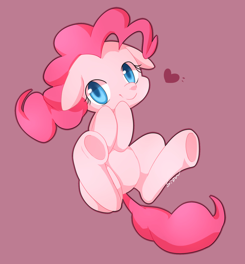 aosion equine female feral friendship_is_magic fur hair horse long_hair looking_at_viewer mammal my_little_pony pink_fur pink_hair pinkie_pie_(mlp) pony smile solo spread_legs spreading