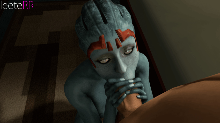 3d age_difference alien animated areola asari balls big_breasts blue_skin breasts cgi duo erect_nipples erection fellatio female human interspecies leeterr male mammal mass_effect milf mother nipples nude oral oral_sex parent penis samara sex source_filmmaker straight