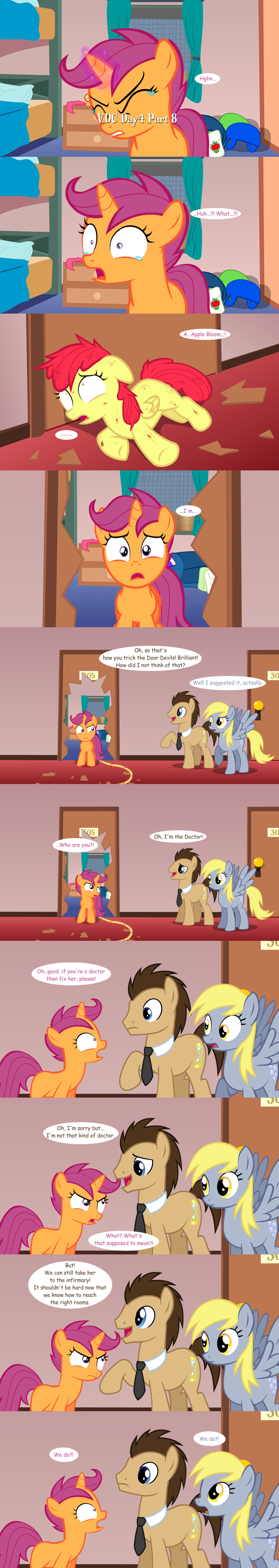 apple_bloom_(mlp) comic cutie_mark cutie_mark_crusaders_(mlp) derpy_hooves_(mlp) doctor_whooves_(mlp) equine female feral friendship_is_magic horn horse jananimations mammal my_little_pony pegasus pony scootaloo_(mlp) tumblr unicorn wings young