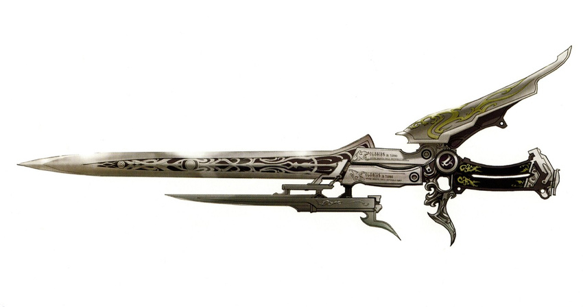 final_fantasy final_fantasy_xiii final_fantasy_xiii-2 gunblade official_art weapon