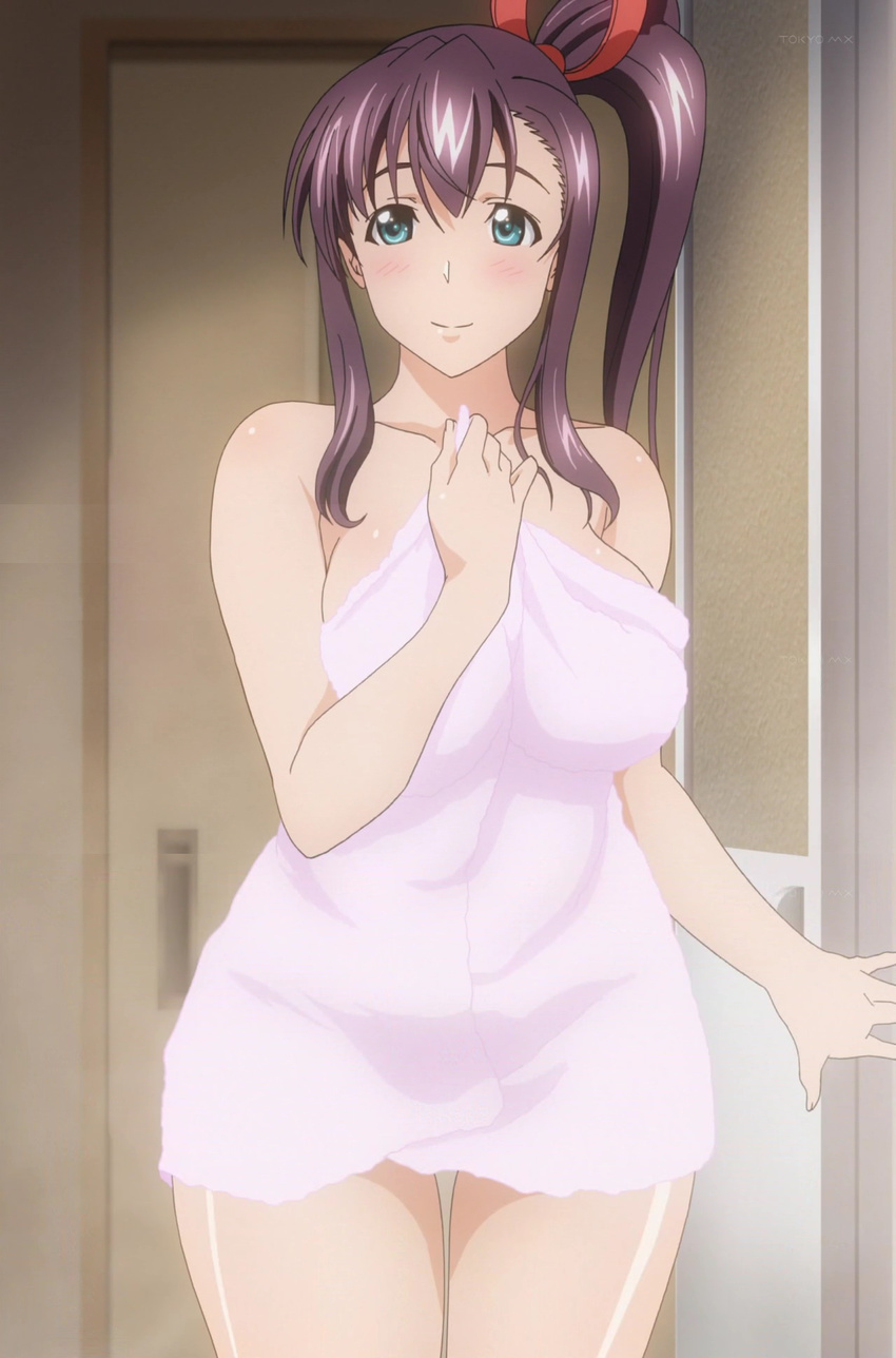 1girl amaya_haruko breasts maken-ki! screencap